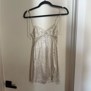 For Love And Lemons Cream Lace Slip